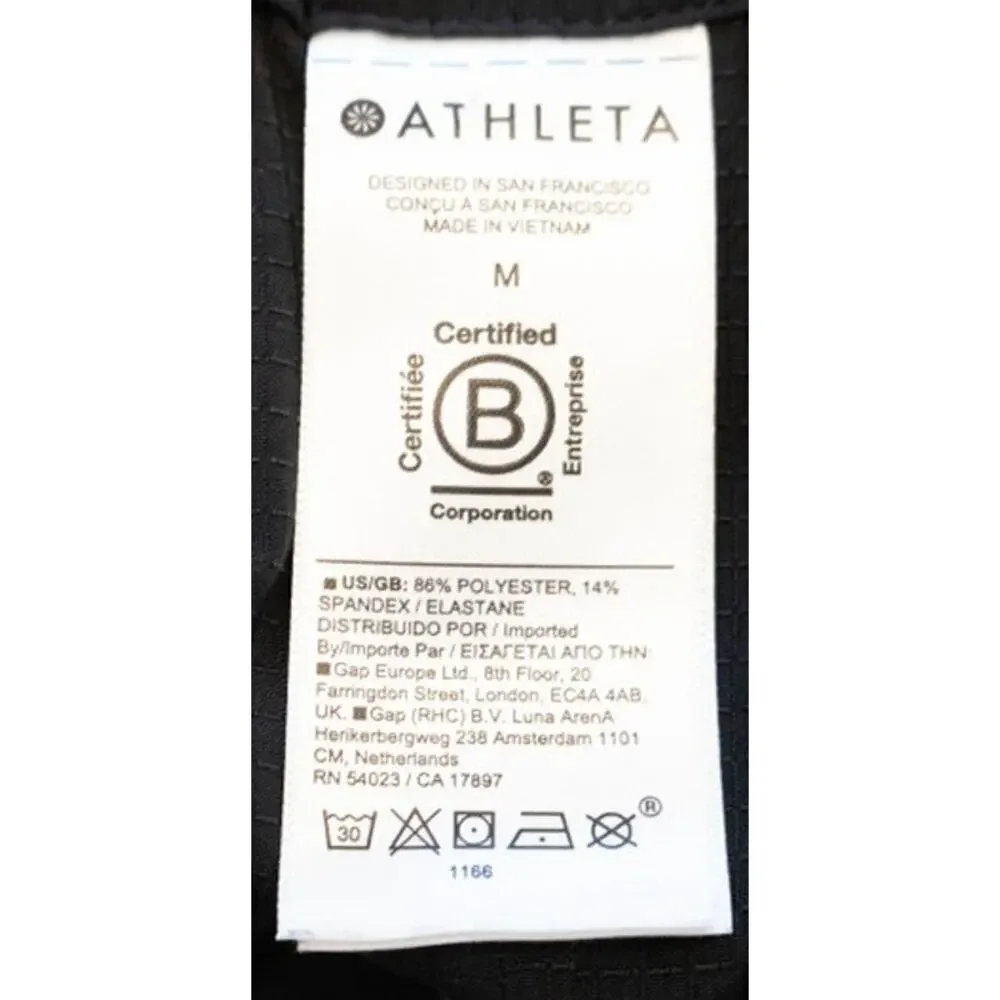 Athleta Levitate Black Run Tank Ladies Size Medium - Picture 7 of 8